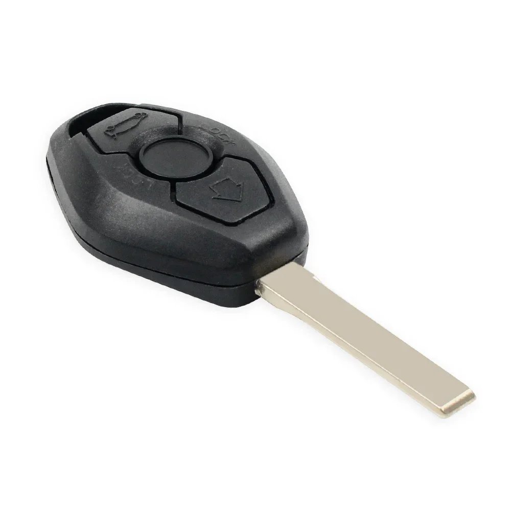 KEYYOU 10PCS For BMW 3 5 7 SERIES Z3 Z4 X3 X5 M5 325i E38 E39 E46 3Button Key Fob Case Housing HU92 Hu58 Car Key Shell
