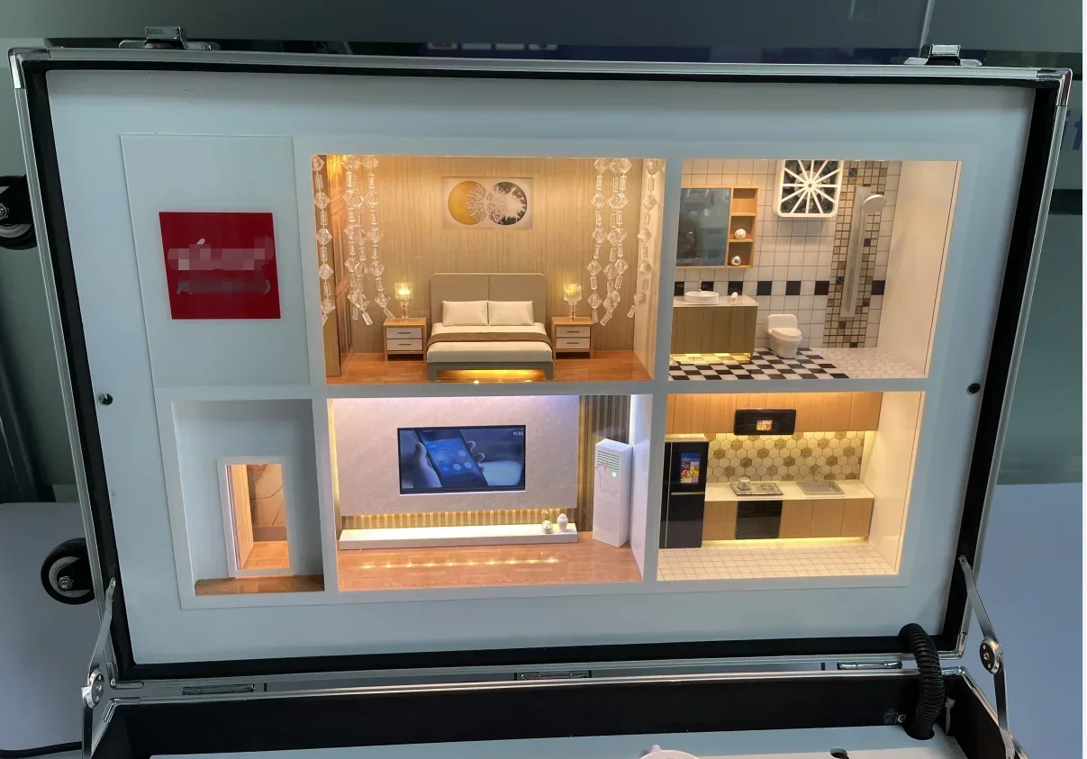 SZMYQ Tuya Smart Home Solution Automation Demo Box OEM gratuito WiFi Zigbee Personalizza custodia dimostrativa intelligente aziendale di marca