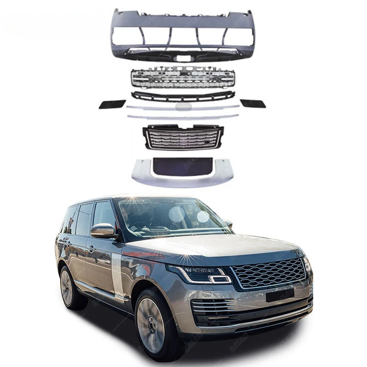 

PP material Body Kit For Land Rover Range Rover SVR Front Bumper Grille Assembly car bumper bodykit