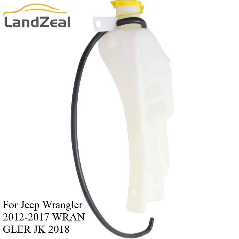 

68091500AD 68091500AC 55056382AA Car Front Engine Coolant Reservoir Auxiliary Water Tank For Jeep Wrangler III (JK) 3.6 V6 2011-
