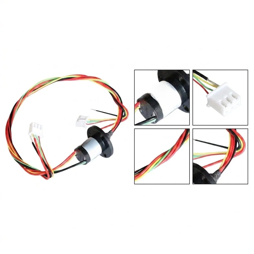 22mm Diameter Slip Ring 2 Channel 2A 5A Rated for Gimbal Stabilization and For Ferris Wheel Electrical Transfer