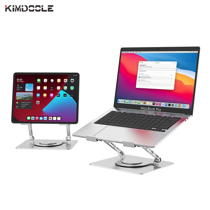 Suporte dobrável para laptop, suporte vertical de alumínio ajustável para mesa de laptop para macbook e tablet, acessórios