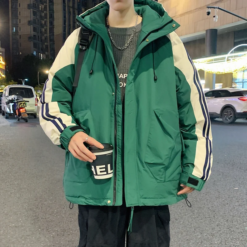 Piumino da uomo per sport all'aria aperta, tempo libero, di alta qualità, invernale, per esterni, a prova di freddo, caldo, confortevole, alla moda e neutro