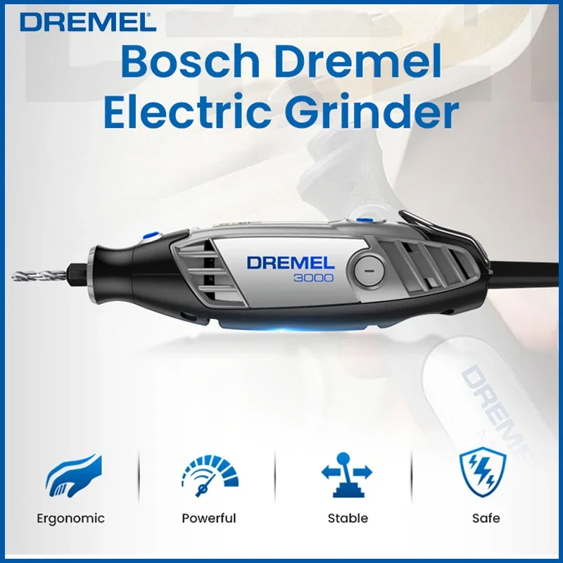 Dremel 3000 Grinder Rotary Tools Kit Electric Grinder Drill Grinding Machine 6 Gear Variable Speed For Engraving Cutting Sanding