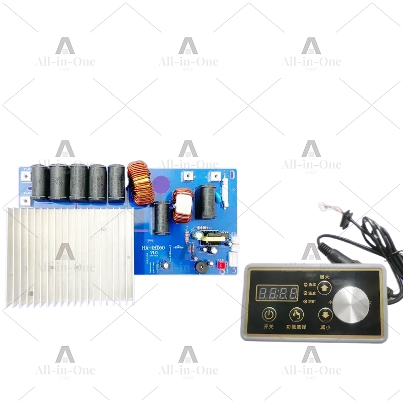 5000W Induction Cooker Control Board, Embedded Motherboard Module for Flat & Concave Commercial Design