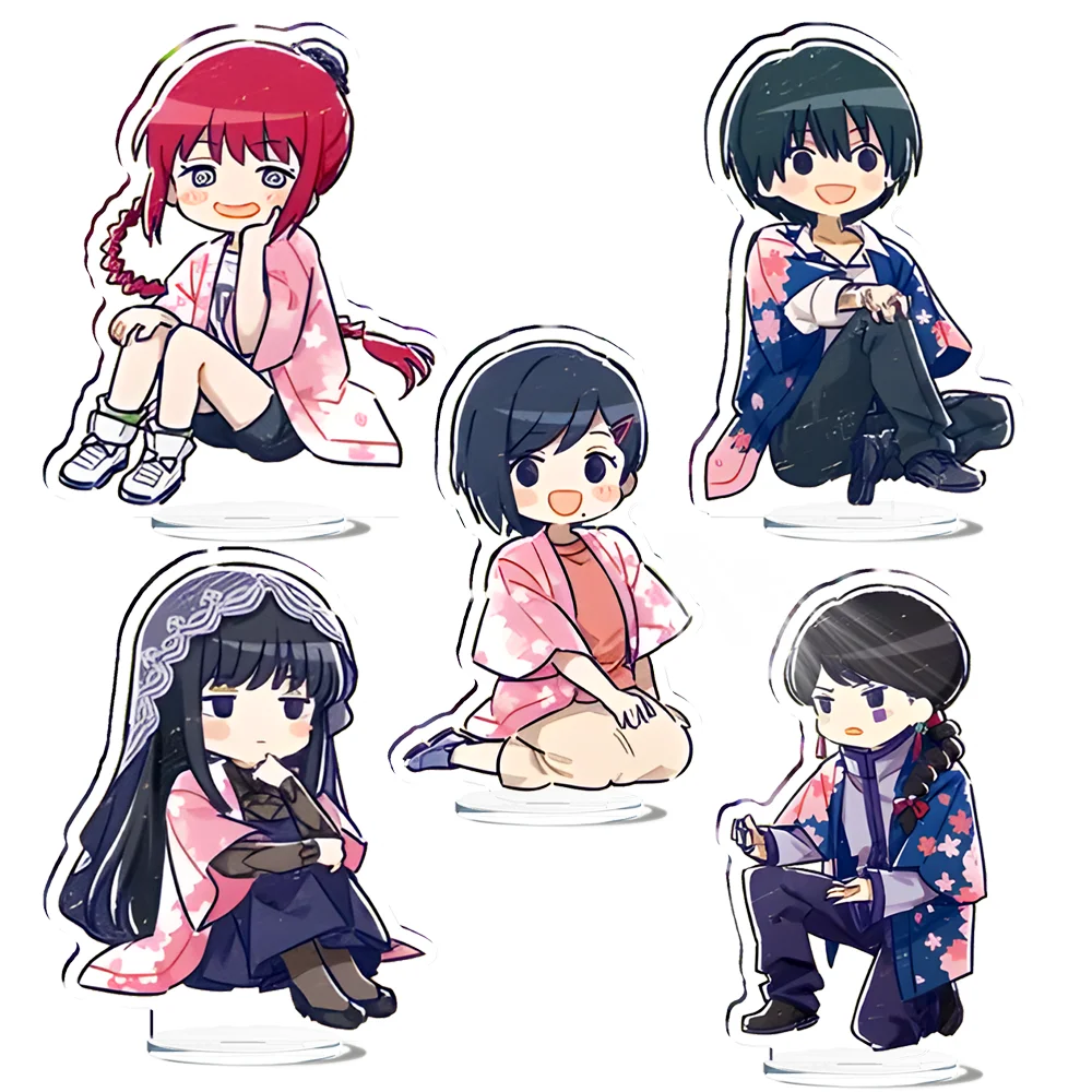 Anime Sakamoto Days 10cm Acrylic Stand Shaotang Lu Shin Asakura Cute Tabletop Decorations Accessories Decor Gifts