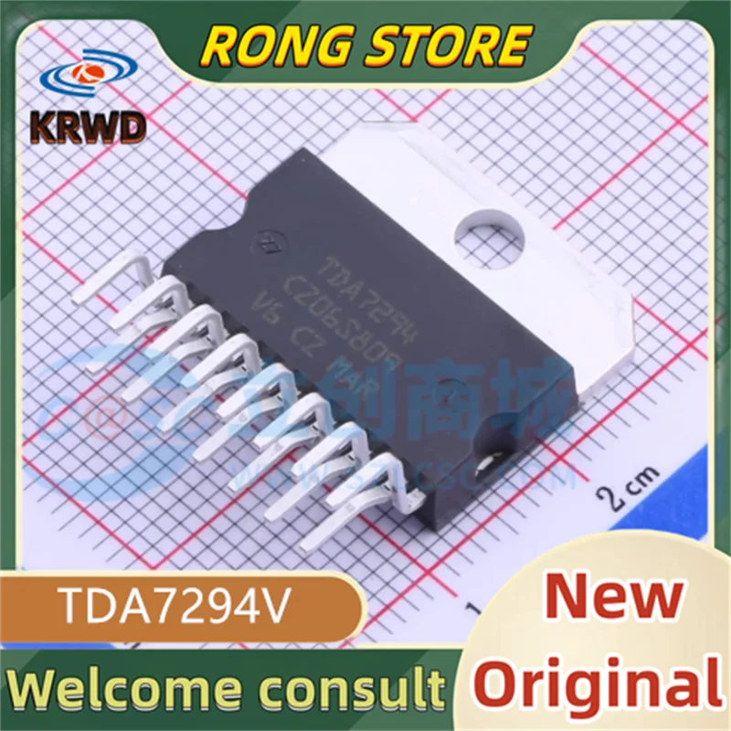 (5PCS) TDA7294V TDA7294  A7294 ZIP-15 New and Original Chip IC