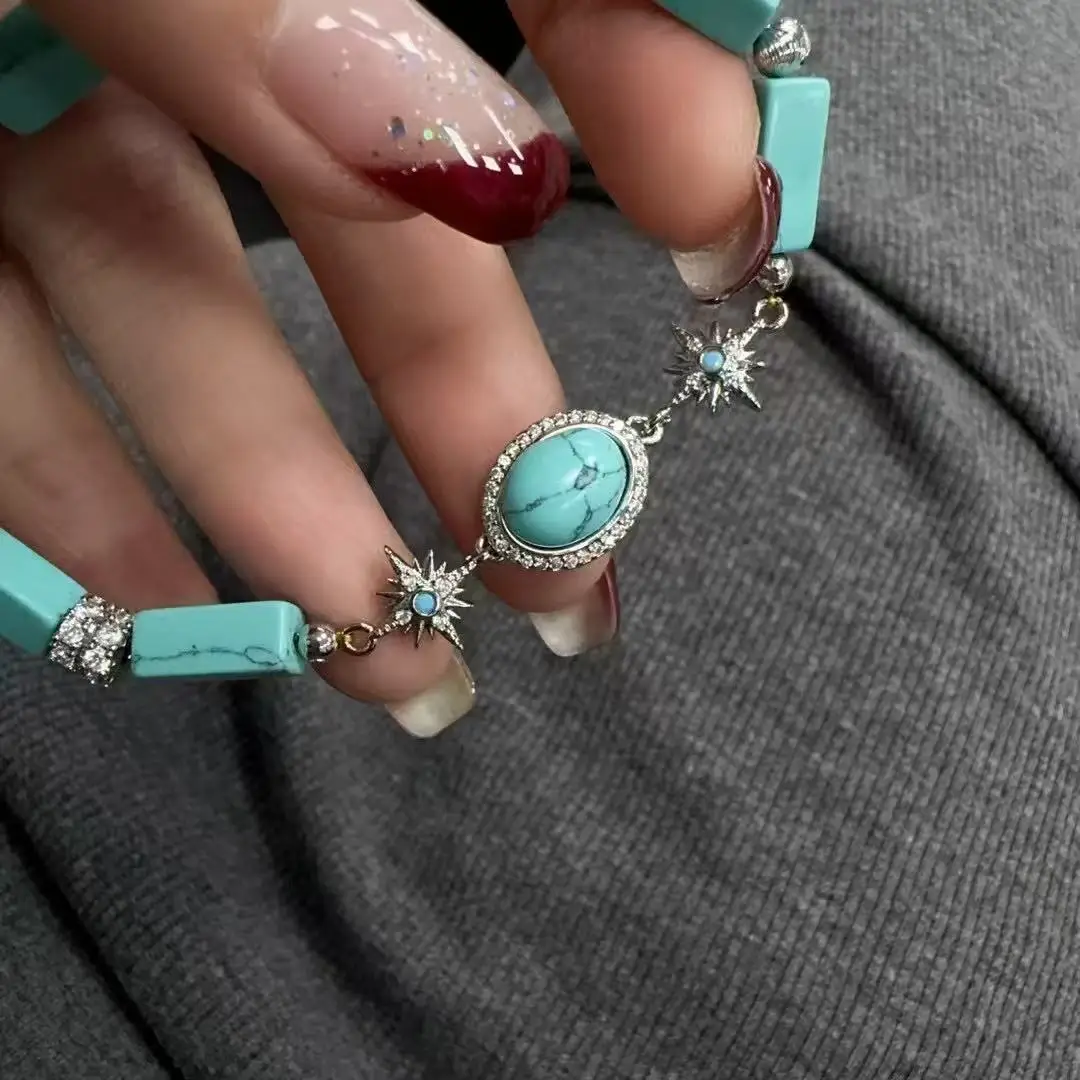 1pc Pearl Necklace Bracelet Connecting Buckle Inlaid with Zircon Hexagram Pressing Buckle DIY Jewelry Making Material Accessorie