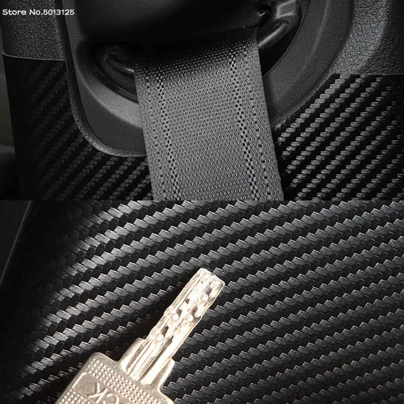 Car B Pillar Anti-kick Protective Mat Seat Belt Pad Cover Leather Stickers For Mazda 3 Axela 2022 2019 2020 2021 Car Accessories