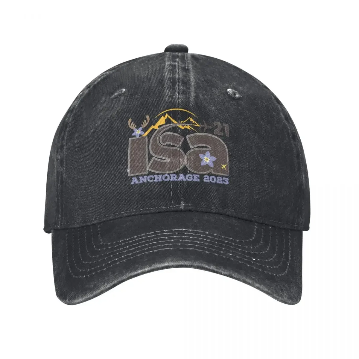 Anchorage Conference Merchandise 2023 Baseball Cap Vintage derby hat Female Men's