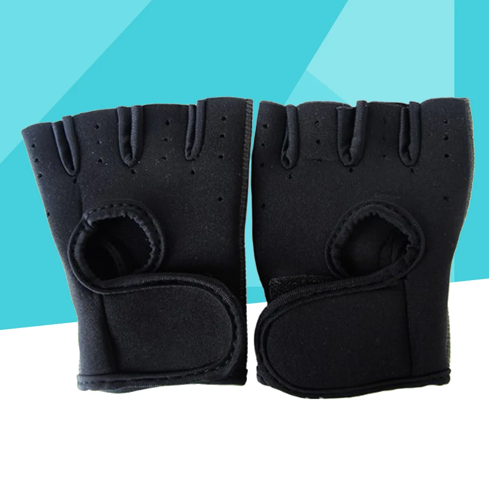 

Pair Cycling Gloves Black Size Xl Half Finger Antiskid Breathable Gym Sports Fitness Weightlifting Workout Protection
