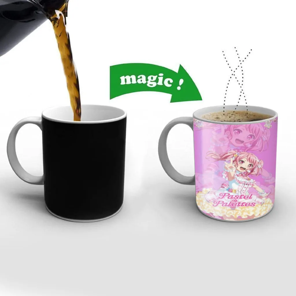 ReVdol!-VIRTUAL IDOLS NEXT TO YOU One Piece Coffee Mugs And Mug Creative Color Change Tea Cup Ceramic Milk Cups Novelty Gifts