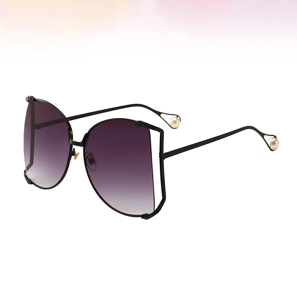 

Women Sunglasses Black Grey Lens Fashion Metal Party Glasses Stylish Lightweight Durable Eyewear Women Glasses