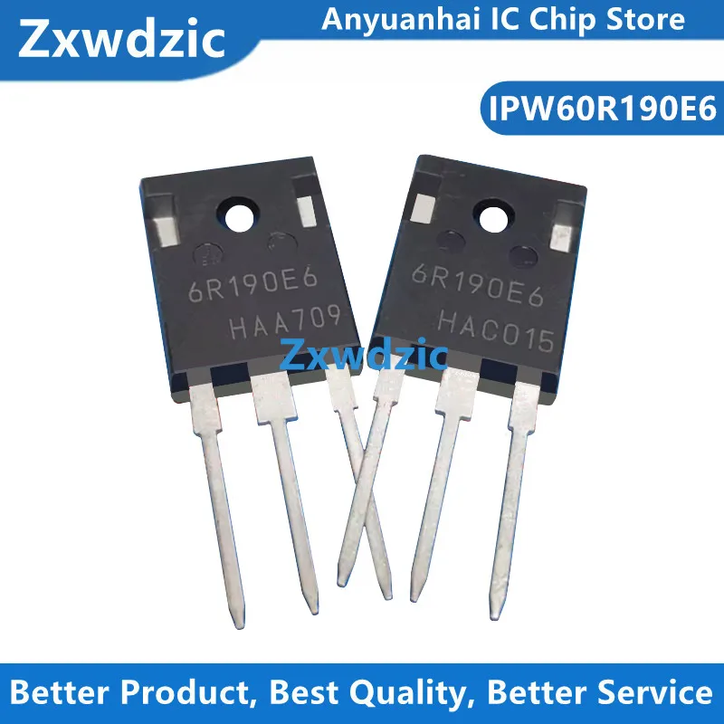 10pcs New Original 6R190E6 IPW60R190E6 TO-247 20.2A650V High Power MOS Transistor  FET