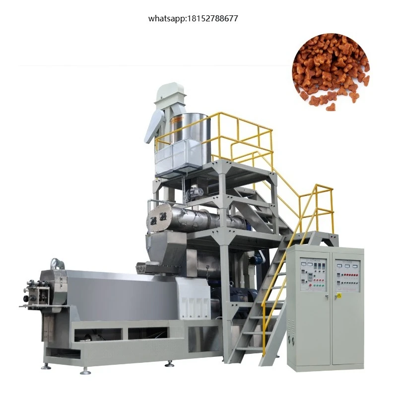 Automation Best Selling Pet Food Dog Cat Food Making Processing Extruding Machine