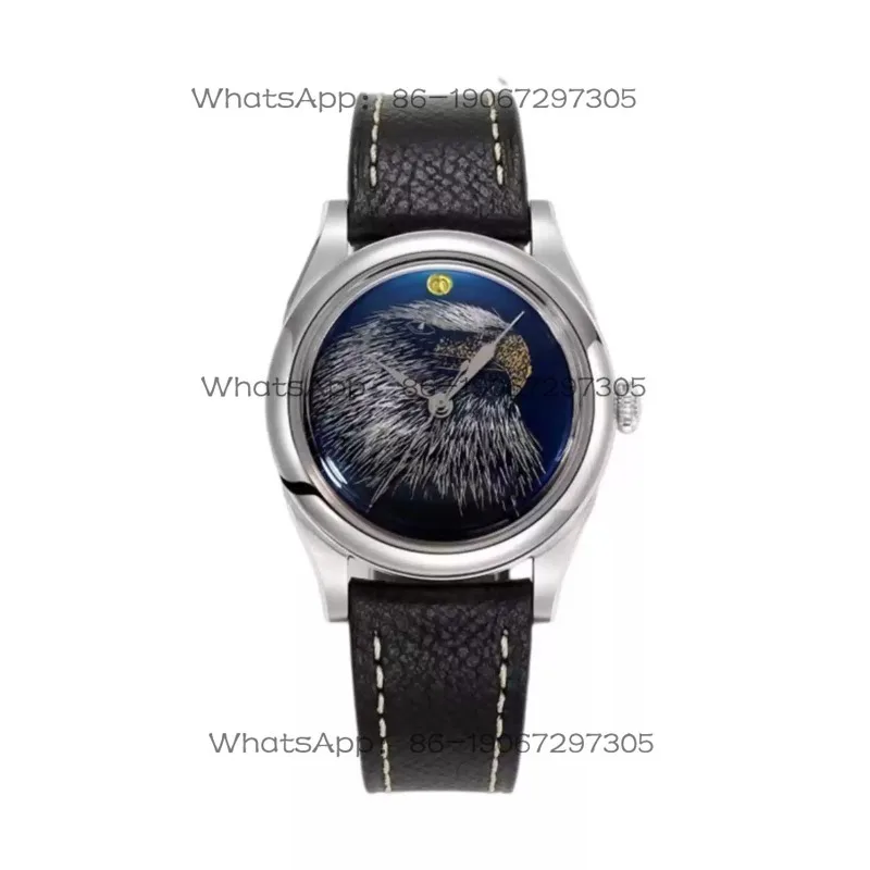 Large lacquer gold craft mechanical watch high-end light luxury men's Swiss movement