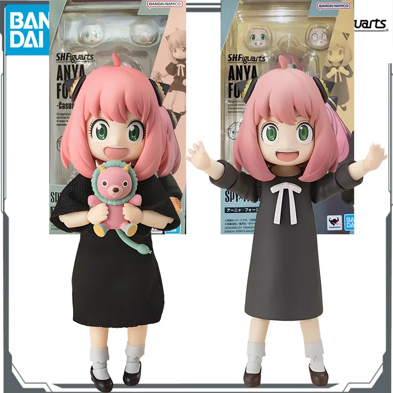 

Bandai оригинальный S.H.Figuarts Anya Forger повседневная версия Anya Forger аниме фигурка в сборе модель игрушки модель подарки для мальчиков