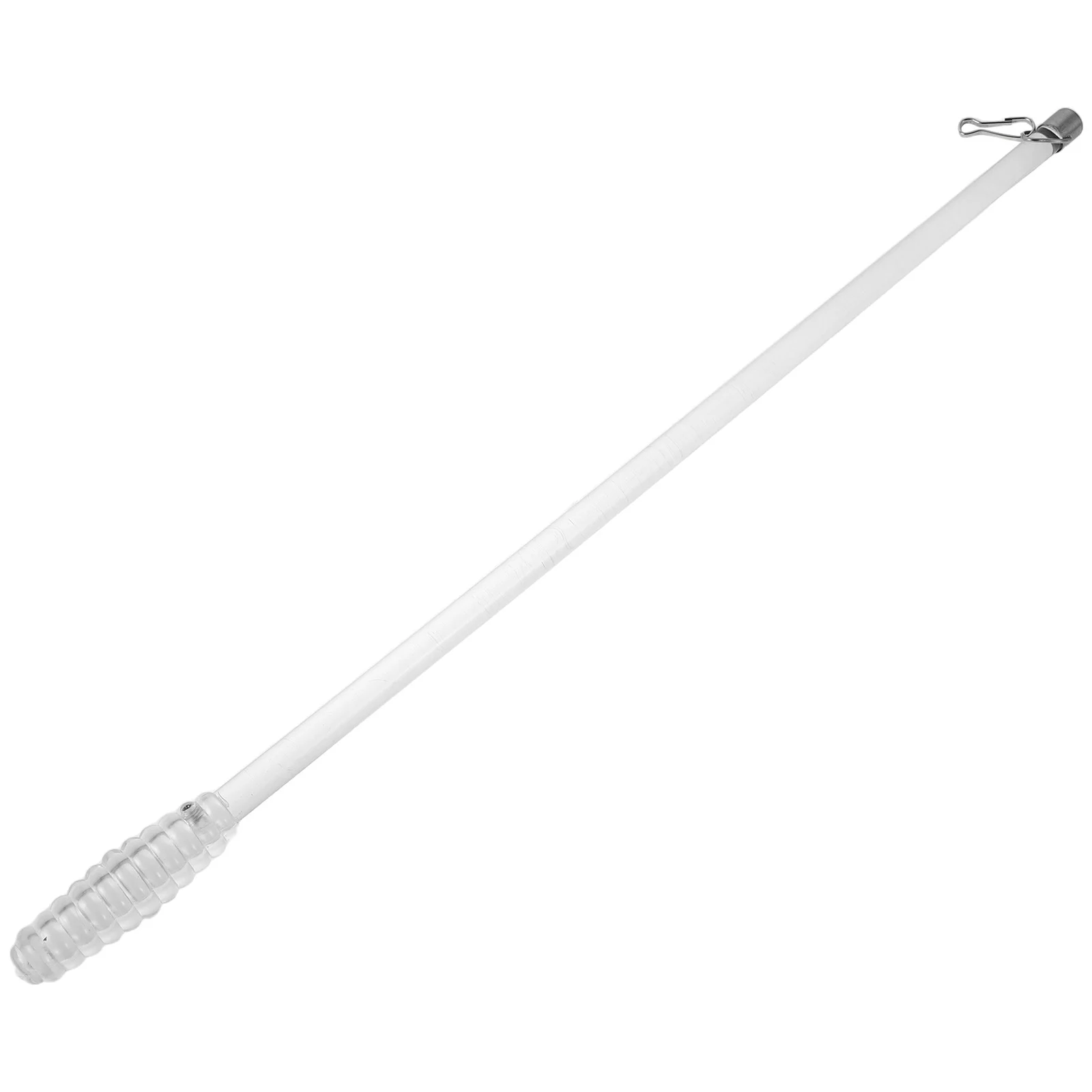 

20" Clear Acrylic Curtain Pull Wand Invisible Drapery Rod For Smooth Control Modern Blind Tilt Wand Replacement Window