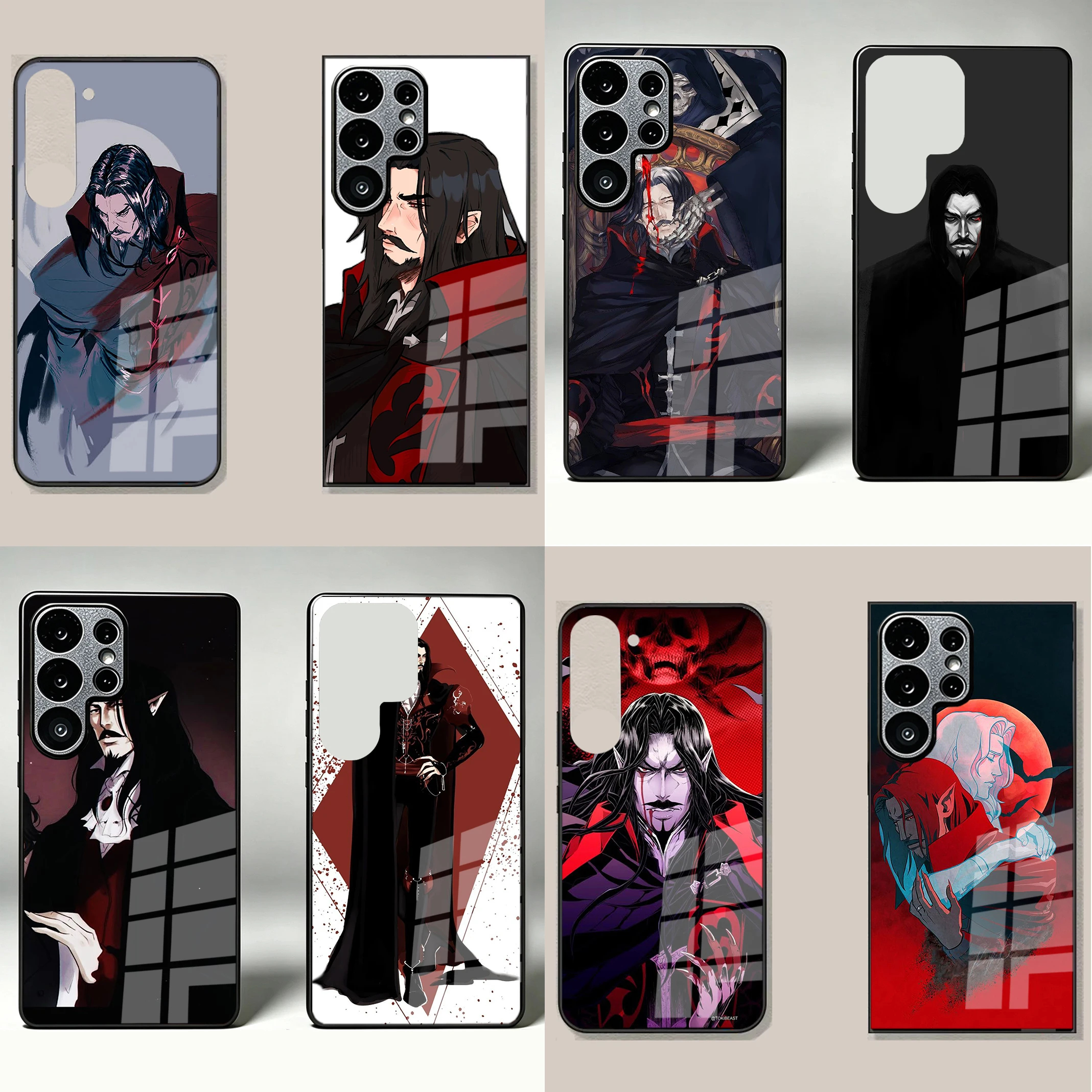 V-Vampire Phone Case For Samsung Galaxy S26 S24 FE S25 EDGE S23 S22 ULTRA S21 S20 PLUS S10 LITE Glass Photo Mirror Etc Series Mo
