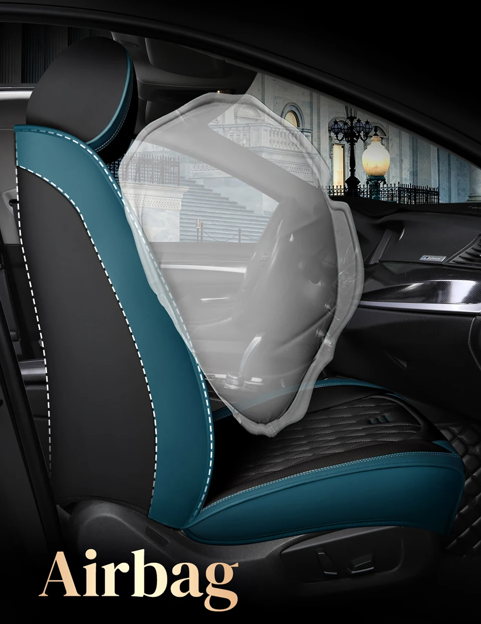 Luxuriöser Ledersitzbezug für Jeep Compass Celta Chery Tiggo 7 Pro Audi a3 8v I30 Duster Universelles Zubehör für den Innenraum – Detail 8