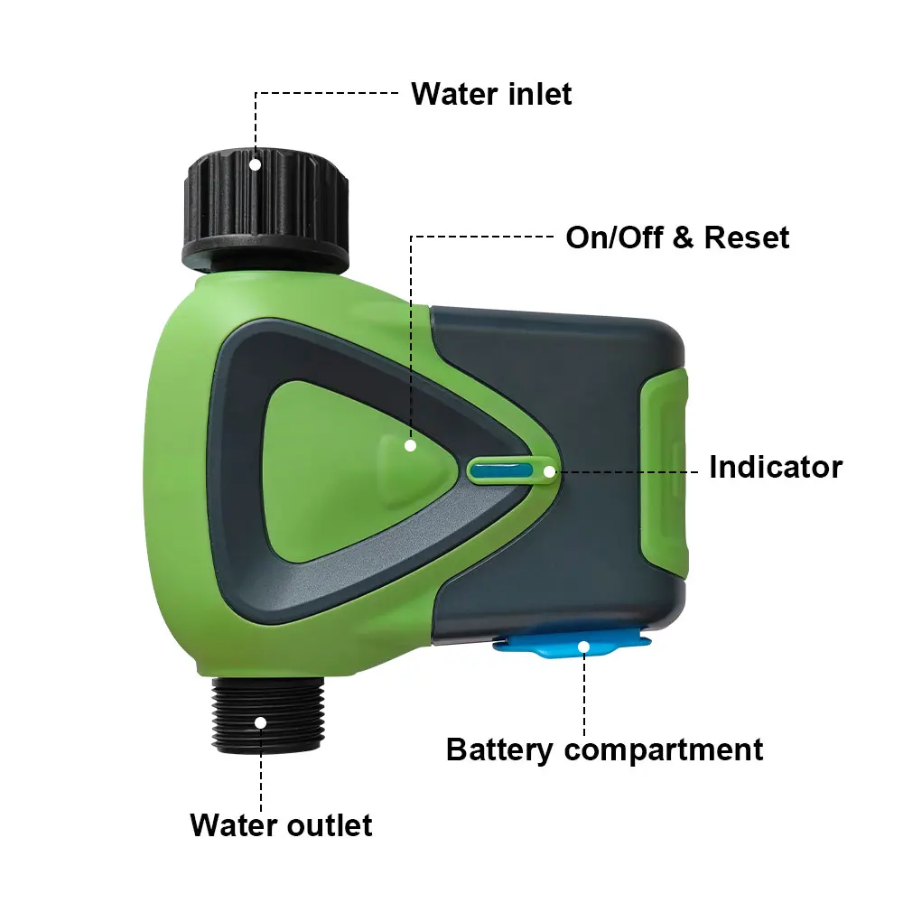 Tuya WIFI Smart Irrigation System Smart Home Garden Automatic Sprinkler Timer Water Valve for Garden Irrigation Works with Tuya