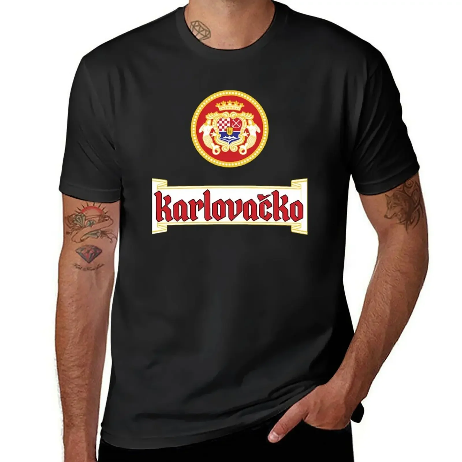 Croatia - Karlovac - Karlovacko - World Beers T-Shirt new edition quick drying oversizeds plus sizes fitted t shirts for men