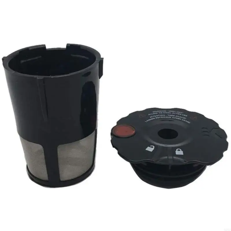 Coffee Machine Filter Cup Plastic Texture Powder Bowl Home Coffee Making Supplies Replacement Part for Easy Cleaning 