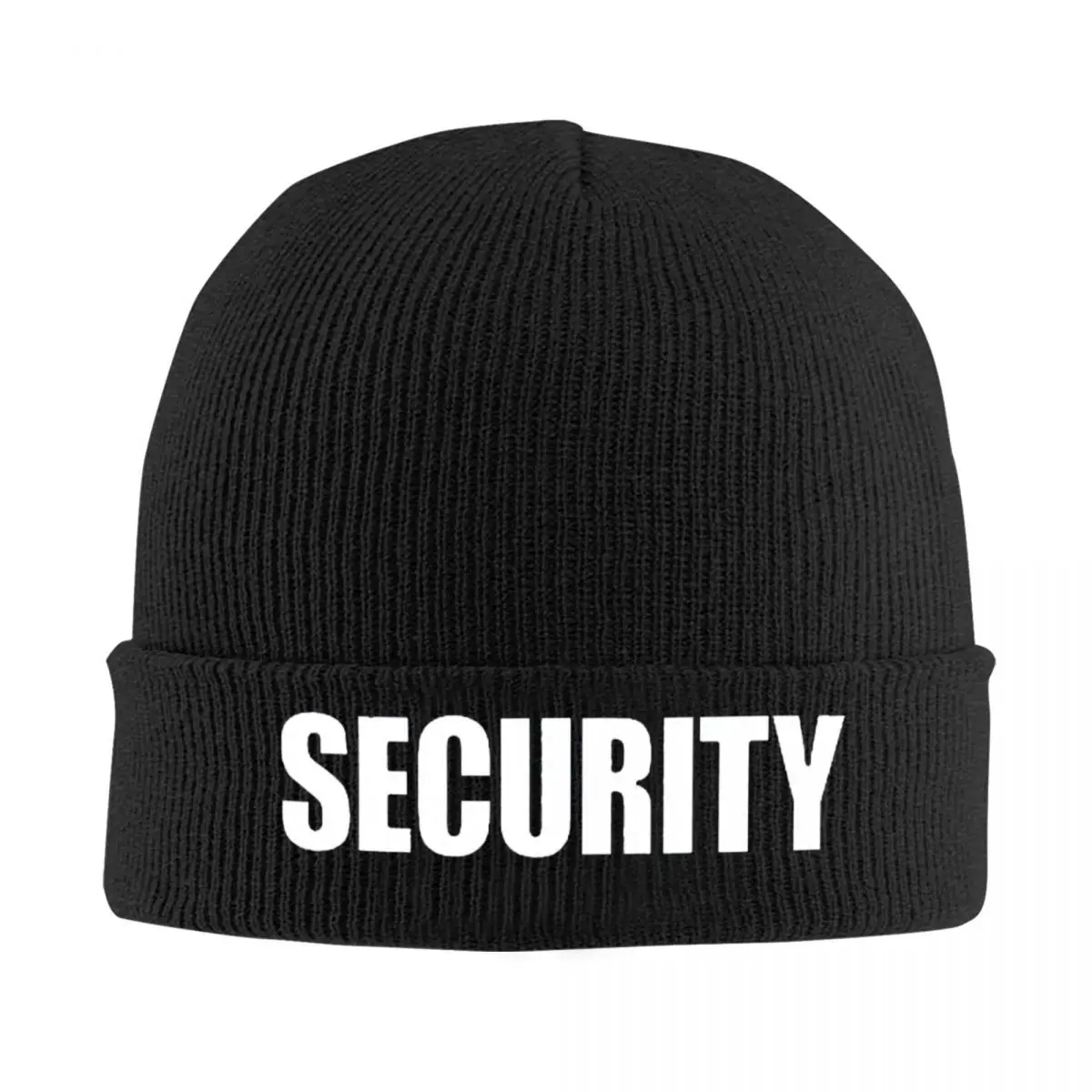 Universal Wild Security Beanie topi musim dingin untuk pria dan wanita topi rajut topi bisbol harian