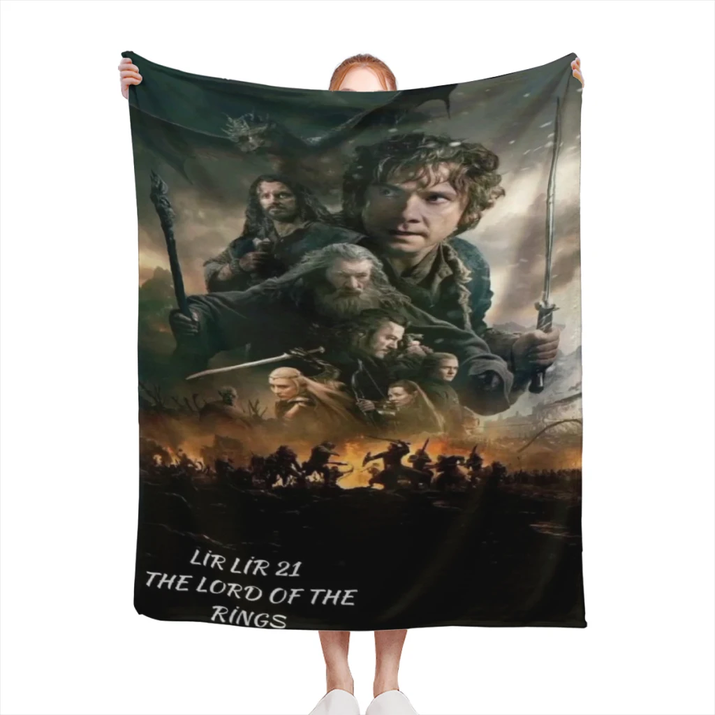 

Movie L-Lord of the Rings Comfortable Flanne Blanket Comforter Flannel Soft throw Blankets Warm Home and Decoration