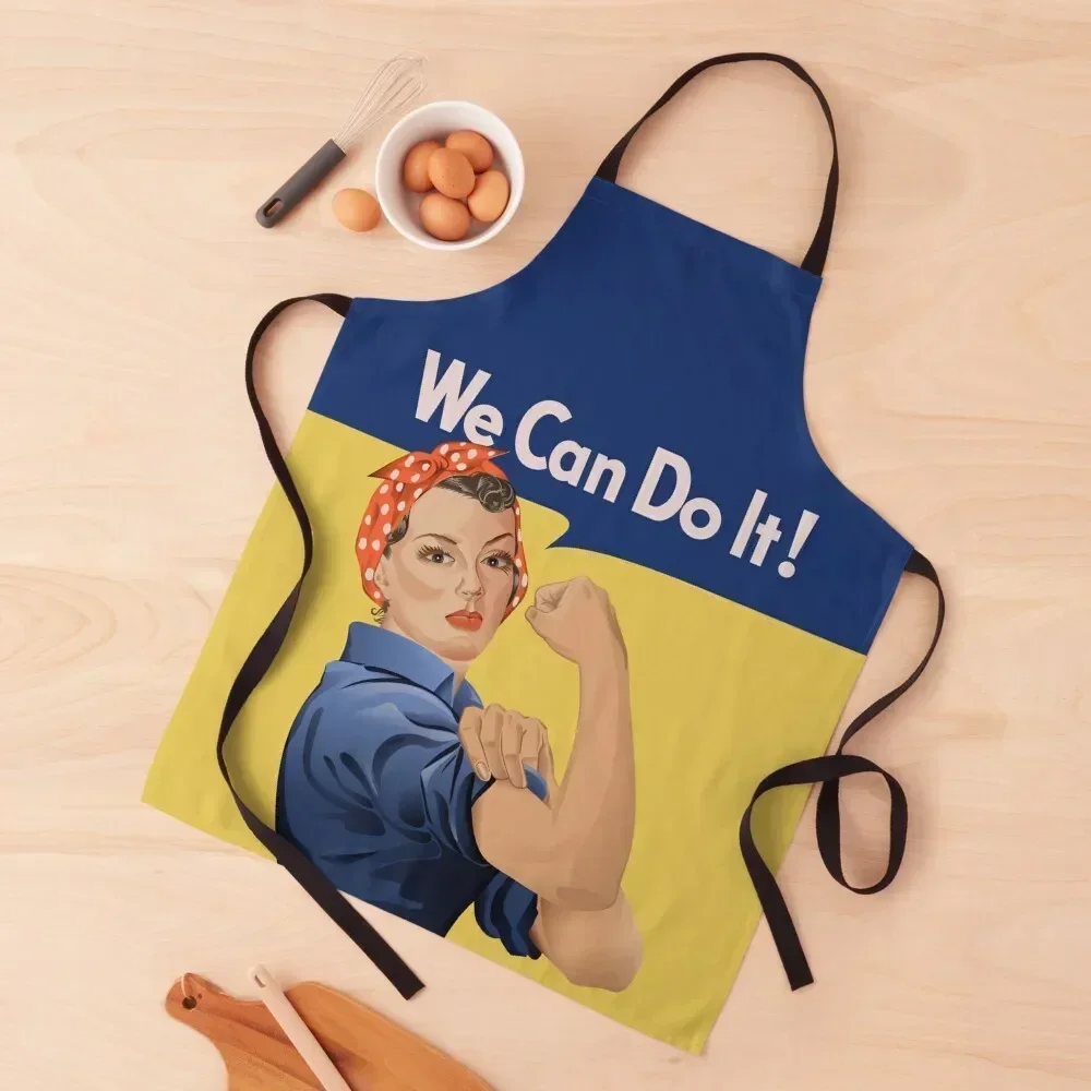 

Rosie the Riveter Apron Chef Accessories Things For The Kitchen Household Items work ladies Apron