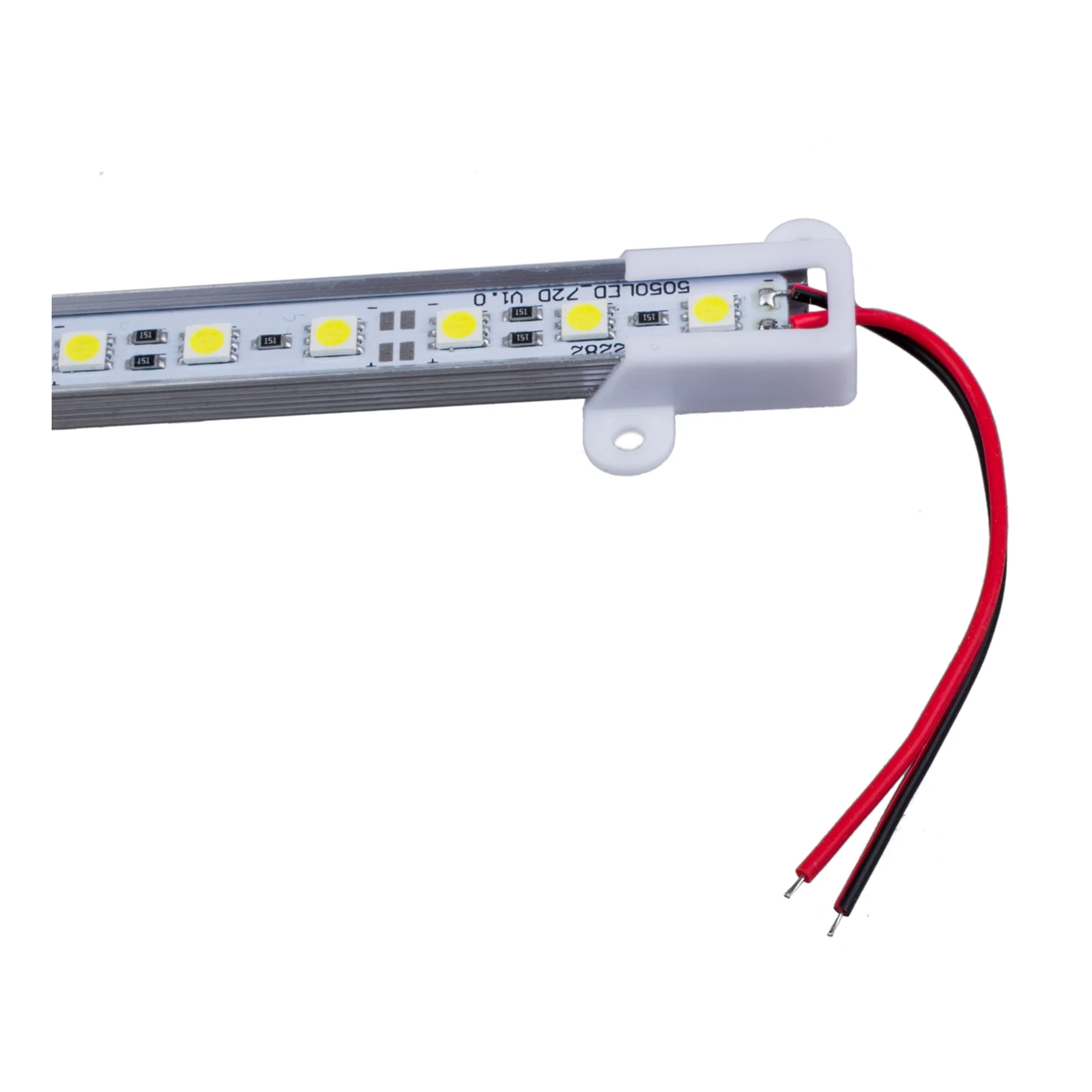 AT05-5Pcs 50CM 5050 SMD 36 LED Day White Aluminium Rigid Strip Bar Light Lamp
