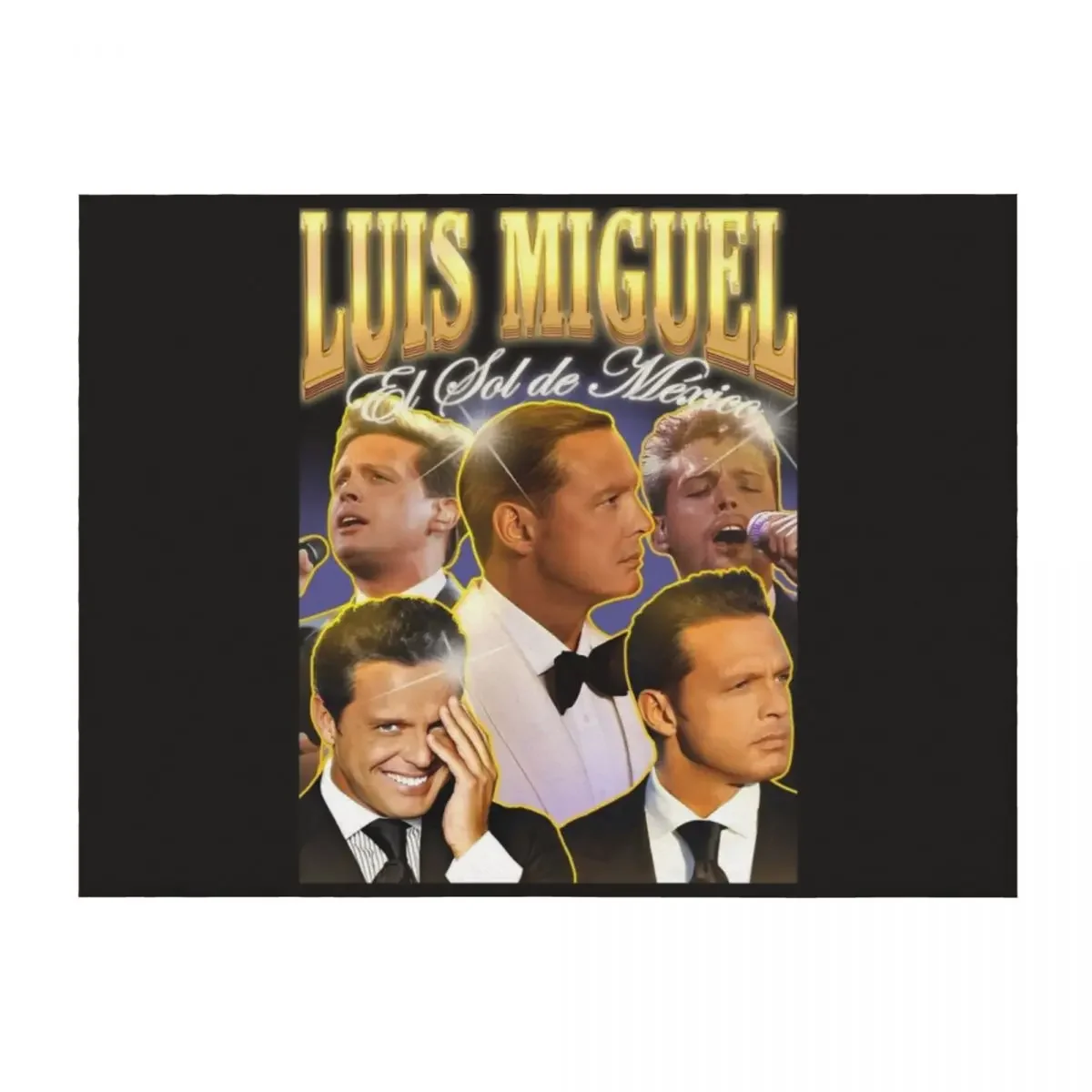 

Luis Miguel El Sol De Mxico Vintage Retro Design Throw Blanket warm for winter Cute Beach Decoratives Blankets