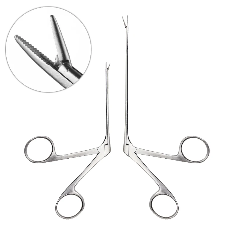Ear Wax Picker Pliers Tongs Earwax Remover Micro Alligator Crocodile Nasal Forceps Ear Wax Canal Cleaner Clip Tweezers Tool B1