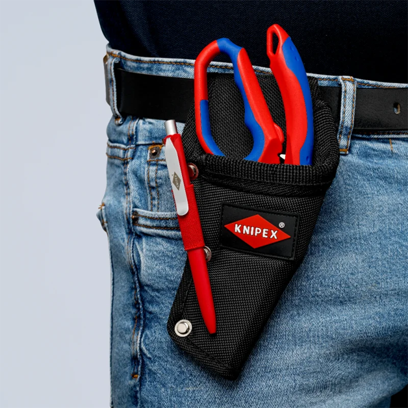 Imagem -04 - Bolsa de Cinto Multifuncional Knipex 00 19 75 le Forma Ideal para Tesouras Angulosas para Eletricista 95 05 20 sb