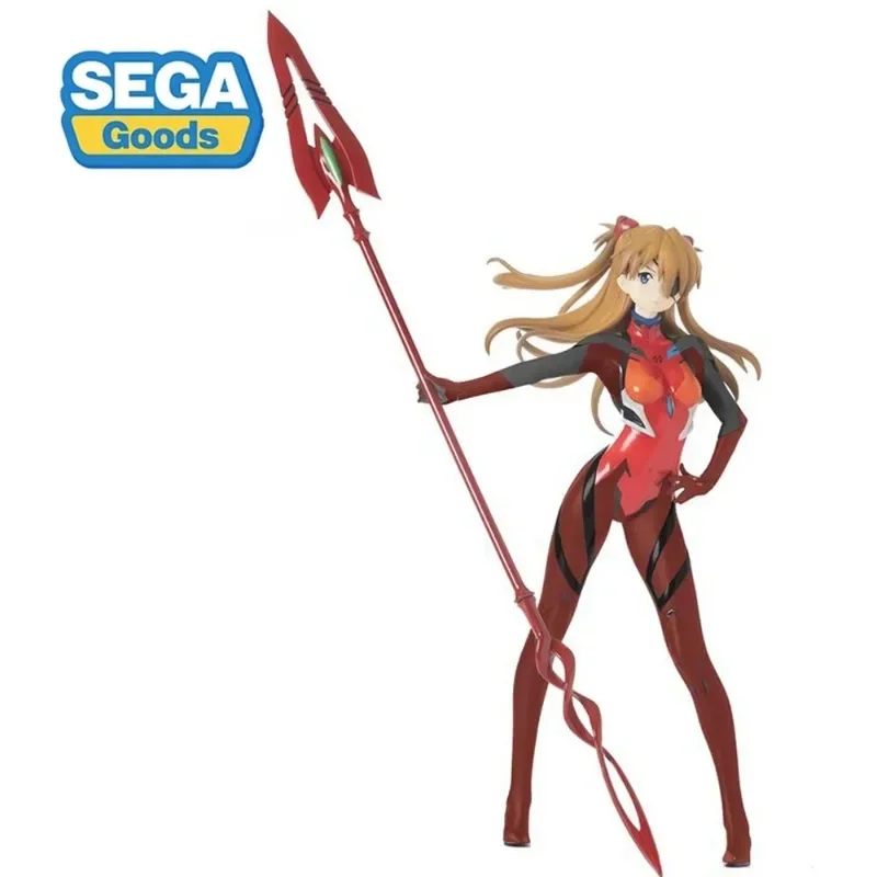 IN Stock SEGA EVA Asuka Langley Soryu Cassius No Yari Neon Genesis Evangelion Original Anime Figure Pvc Model Collectible Toys