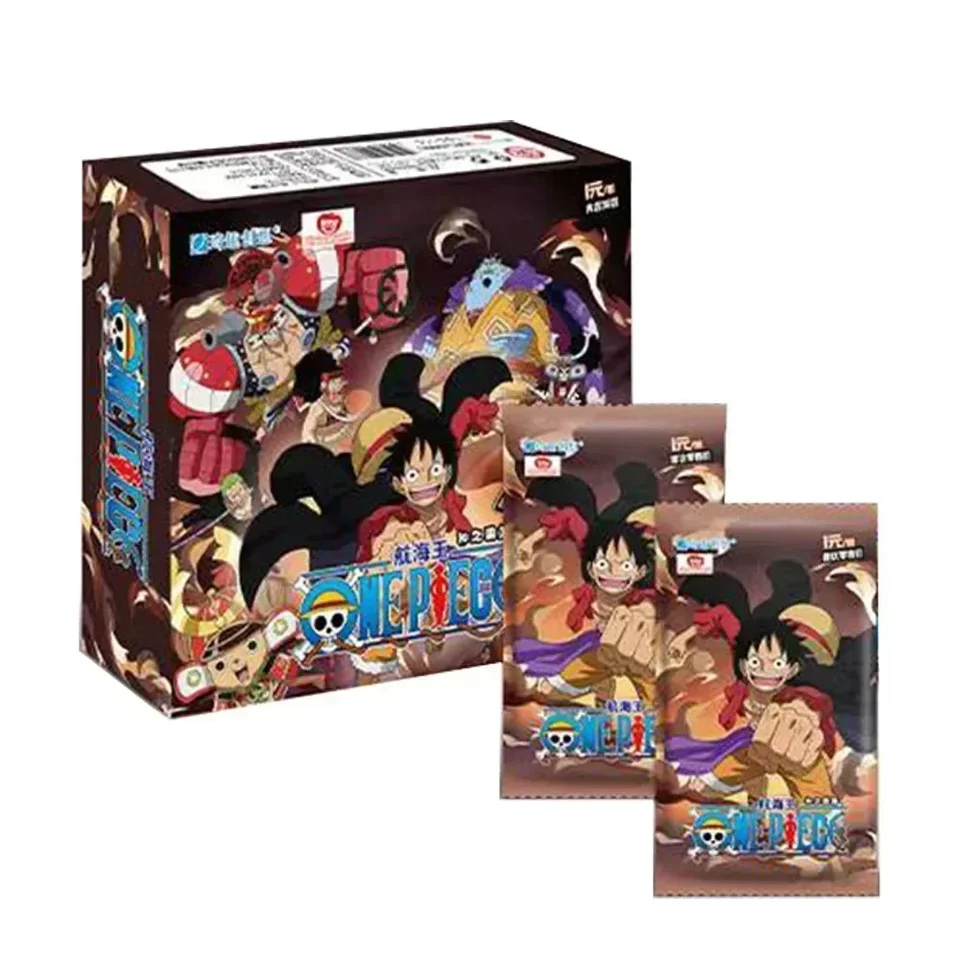 New Original One Piece Card Luffy Zoro Anime Figure Flash SSR