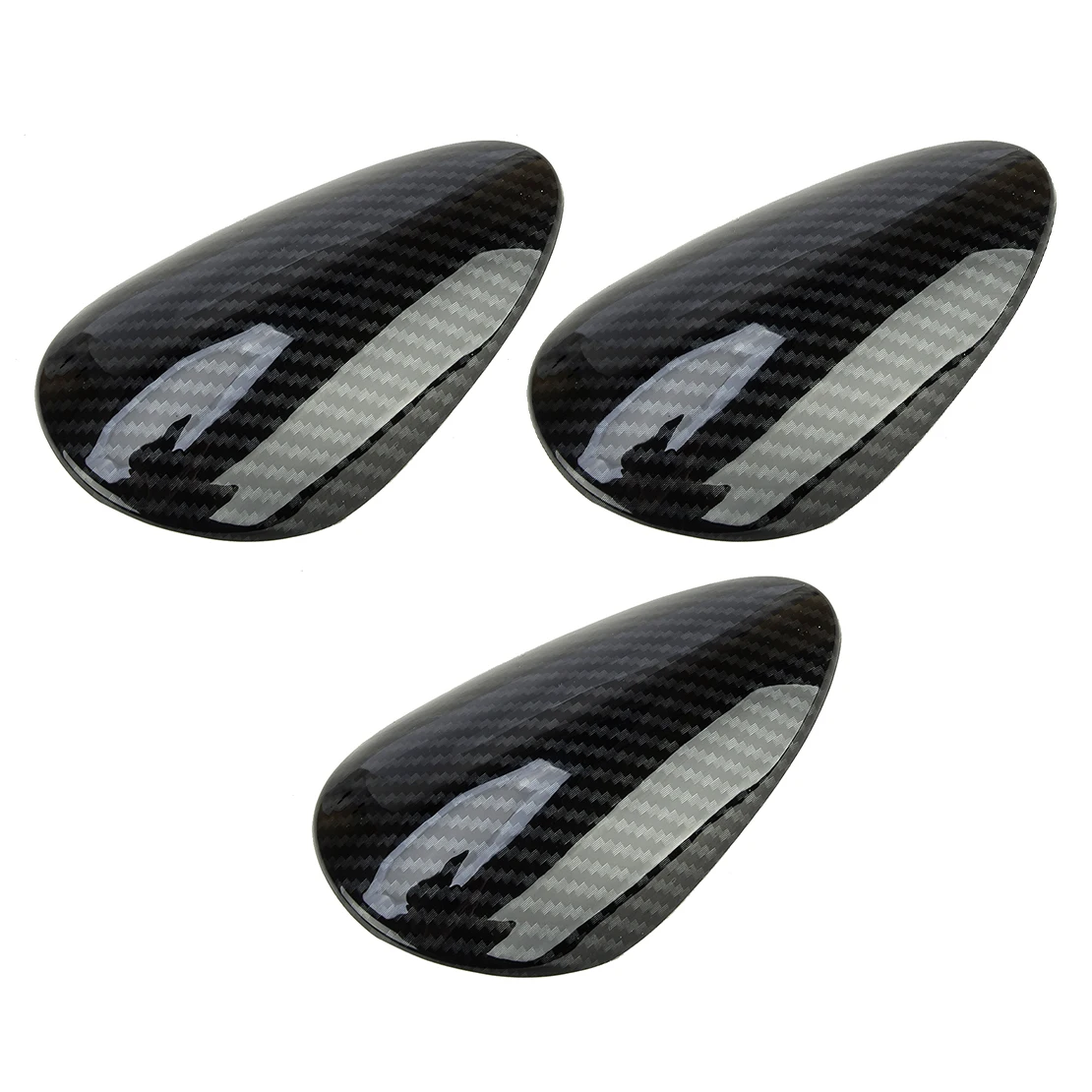 3Pcs  Car Interior Gauge Pad Cover Trim Fit For Nissan 370Z 2009-2012 2013 2014 2015 2016 2017 2018 2019 2020Carbon Fiber Style