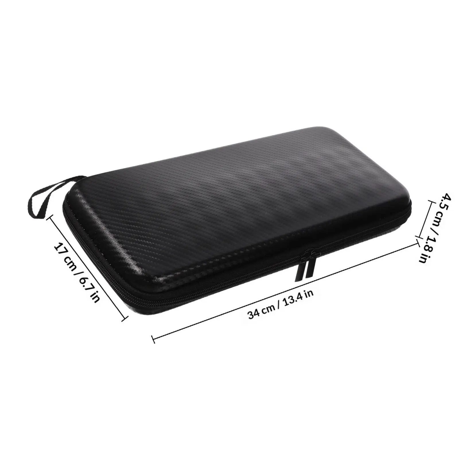 Keyboard Storage Case PU Light Textured Sleeve Zipper Closure Mechanical Wireless Keyboard Protective Pouch Portable