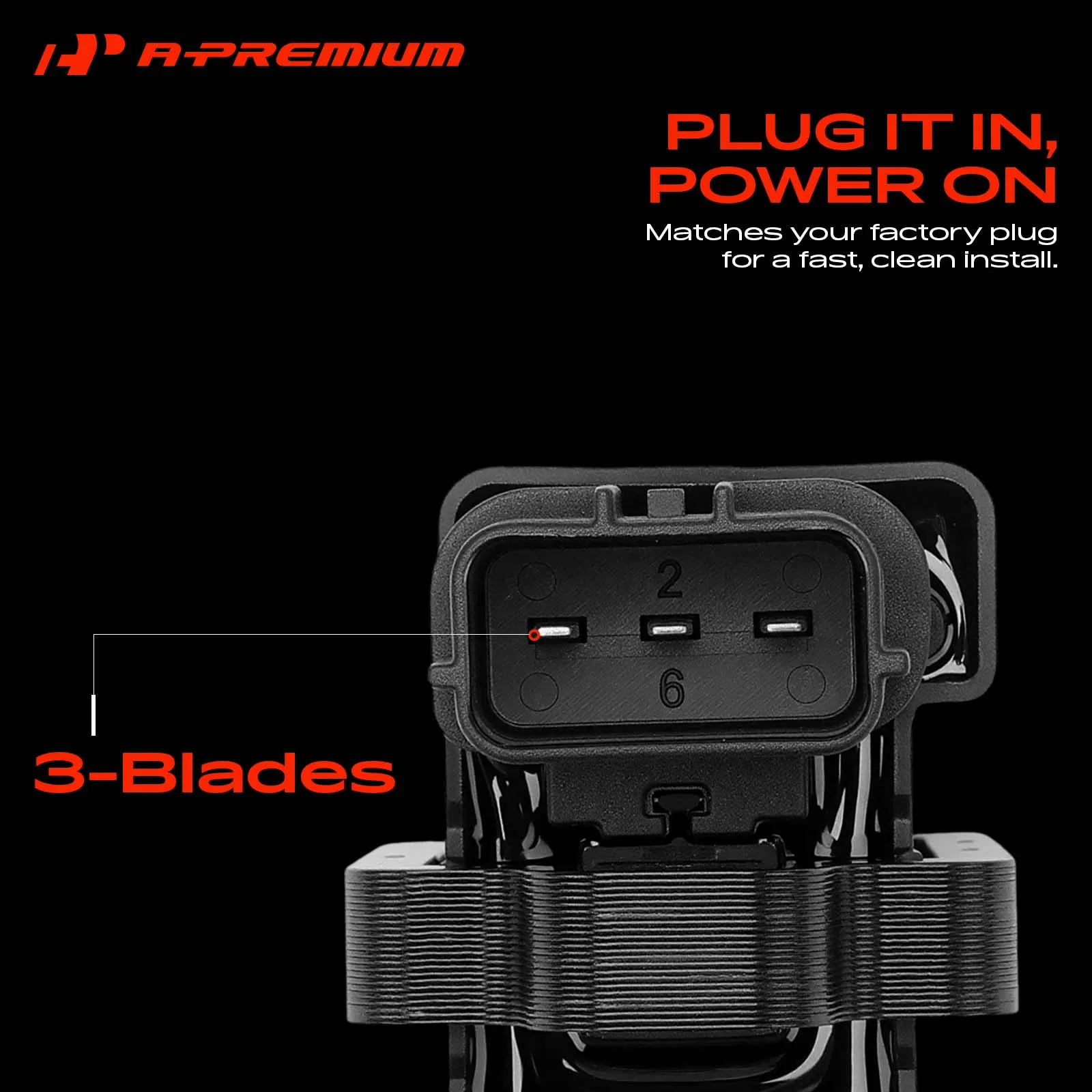 A-Premium Ignition Coil for Suzuki Grand Vitara 1999-2005 XL-7 2002-2006 Aerio 2002-2007 Esteem 1999-2002 Vitara 1999-2004