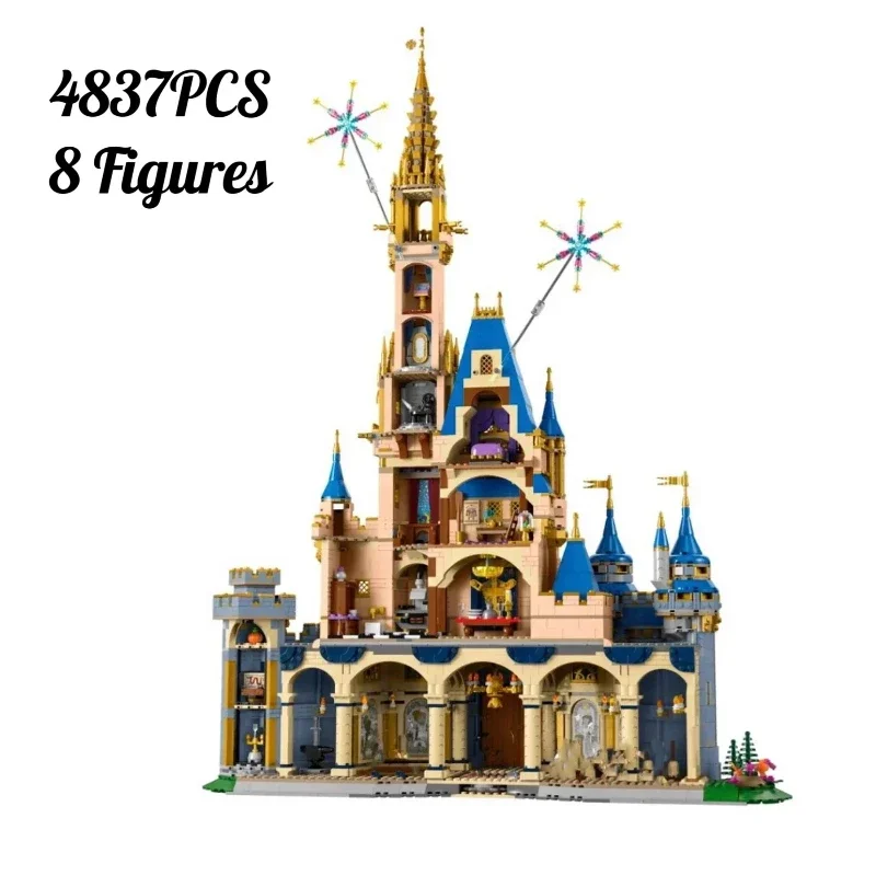 43222 The Princess Castle 100th Anniversary City Street View 16008 95658Model Building Blocks Bricks Kids Toys 71040