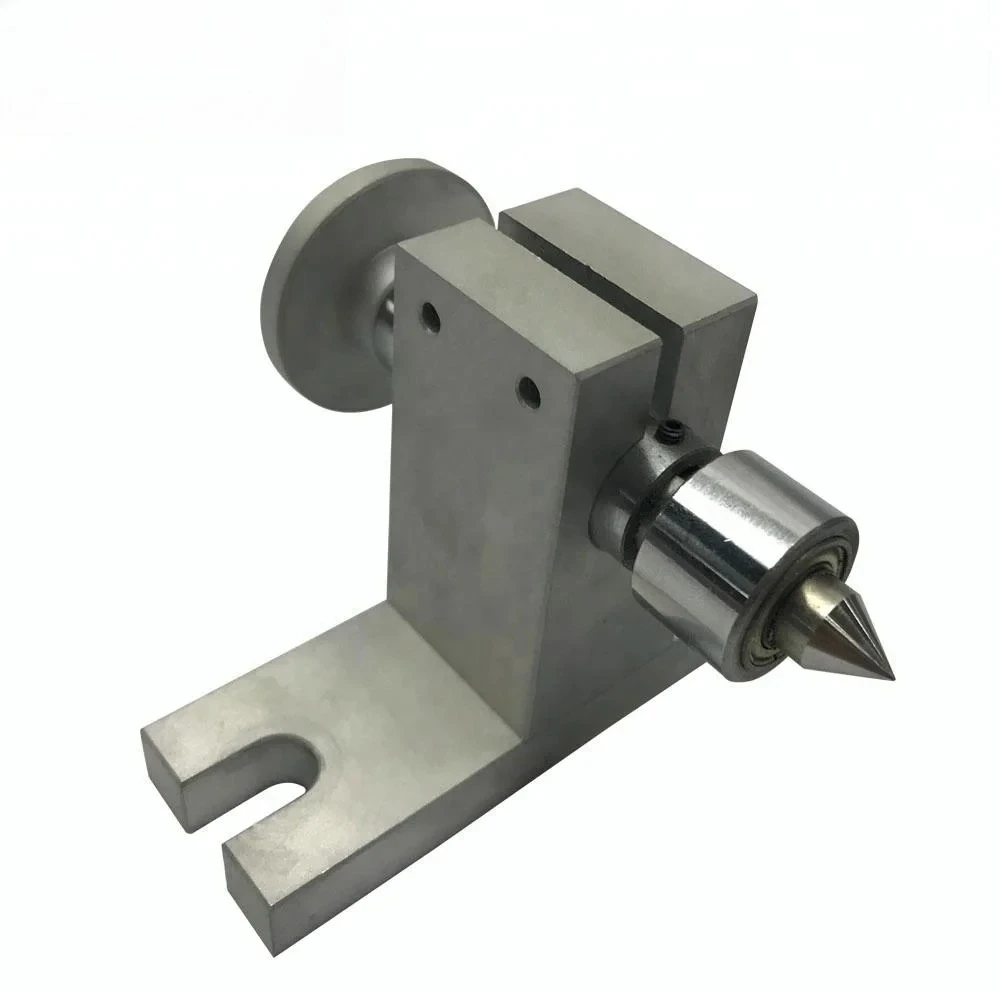 Stepper Motor Manufacturer Rotary Axis Tailstock 4th Axis With 50mm 3-Jaw Chuck With 17 Stepping Motor