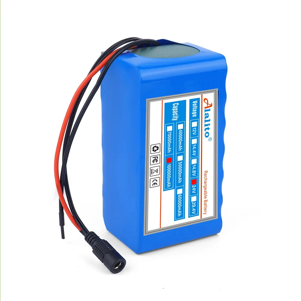 24V 100Ah 7S3P 18650 29.4V 100000mAh Li-ion Battery Pack for wheelchairs power Li-ion Replacement Battery + 2A Charger