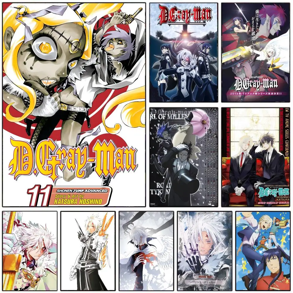 Dark Anime D-Gray man Poster Wall Art Print Decorative Mural Home Decor Gift Unframed