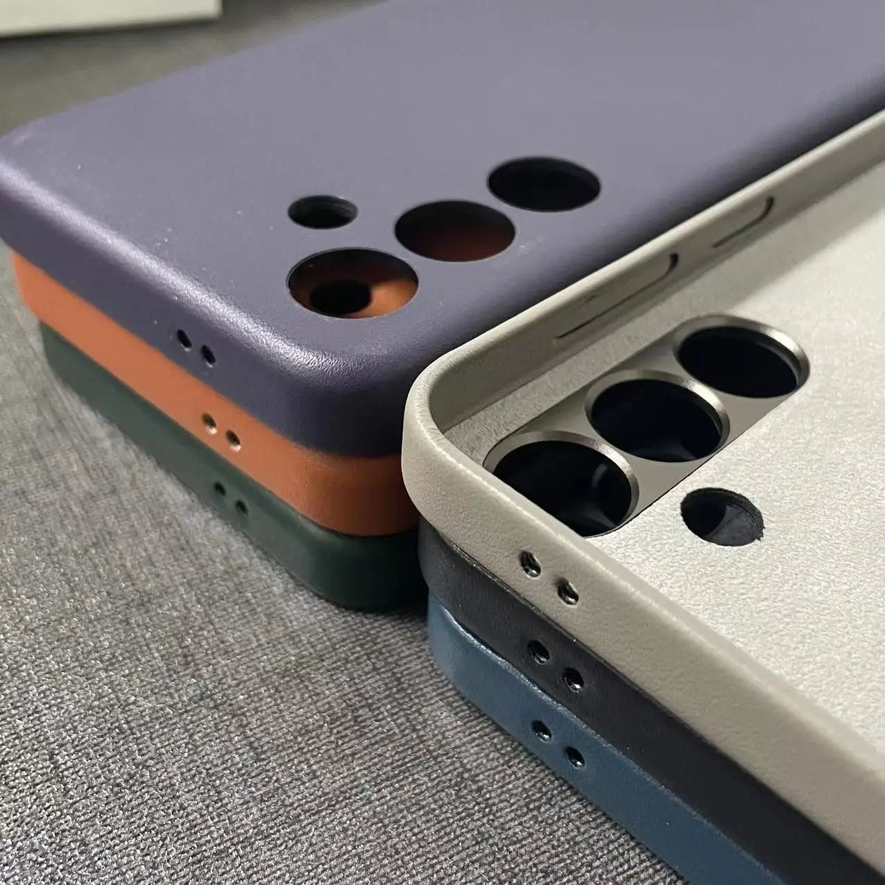 Luxury Leather Phone Case S24 For Samsung Galaxy S24 Plus Ultra S24+ High Quality Eco-Leather Cover s24+ Premium Business Shell