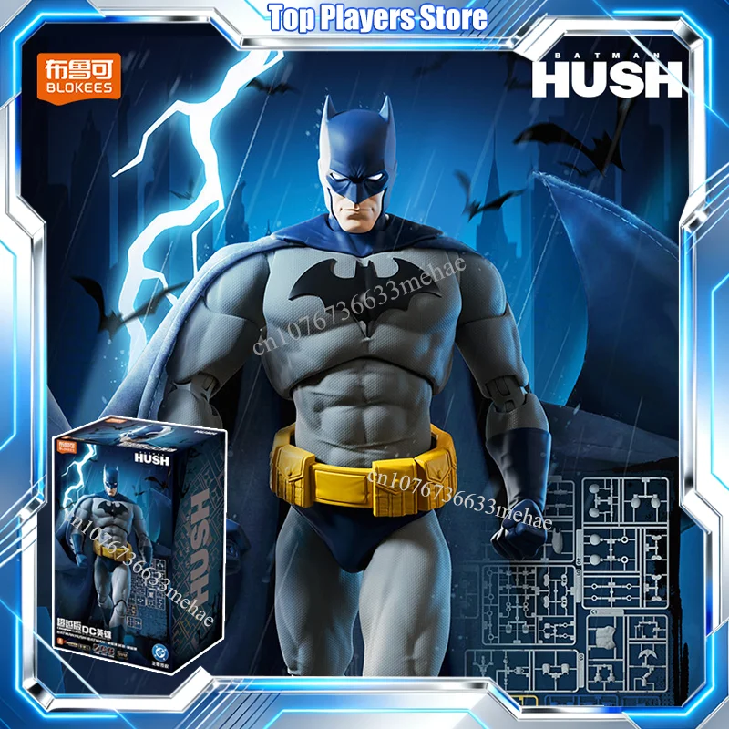 Genuine Blokees Batman Hush Toys Action Figure Hush Catwoman Assembly Model Kit DC Nightwing Champion Class Superman Gifts