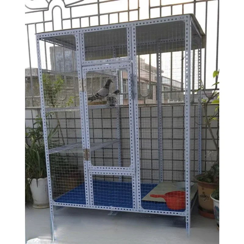 

Universal Angle Steel Strip Thickened Large Bird Cage Pigeon House Pigeon Cage Shed Pet Cage Shelf Outdoor Customization