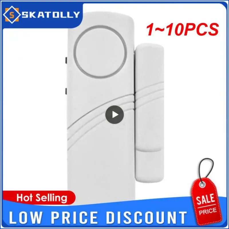 1~10PCS New Longer Door Window Wireless Burglar Alarm With Magnetic Sensor Home Safety Wireless Longer System Security Device