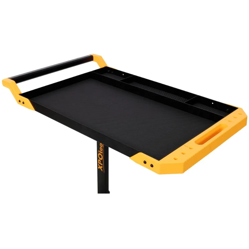 Height-Adjustable Mobile Workbench Rolling Tool Tray Table Portable Workstation for Repair Shop Heavy Duty Rolling Work Table