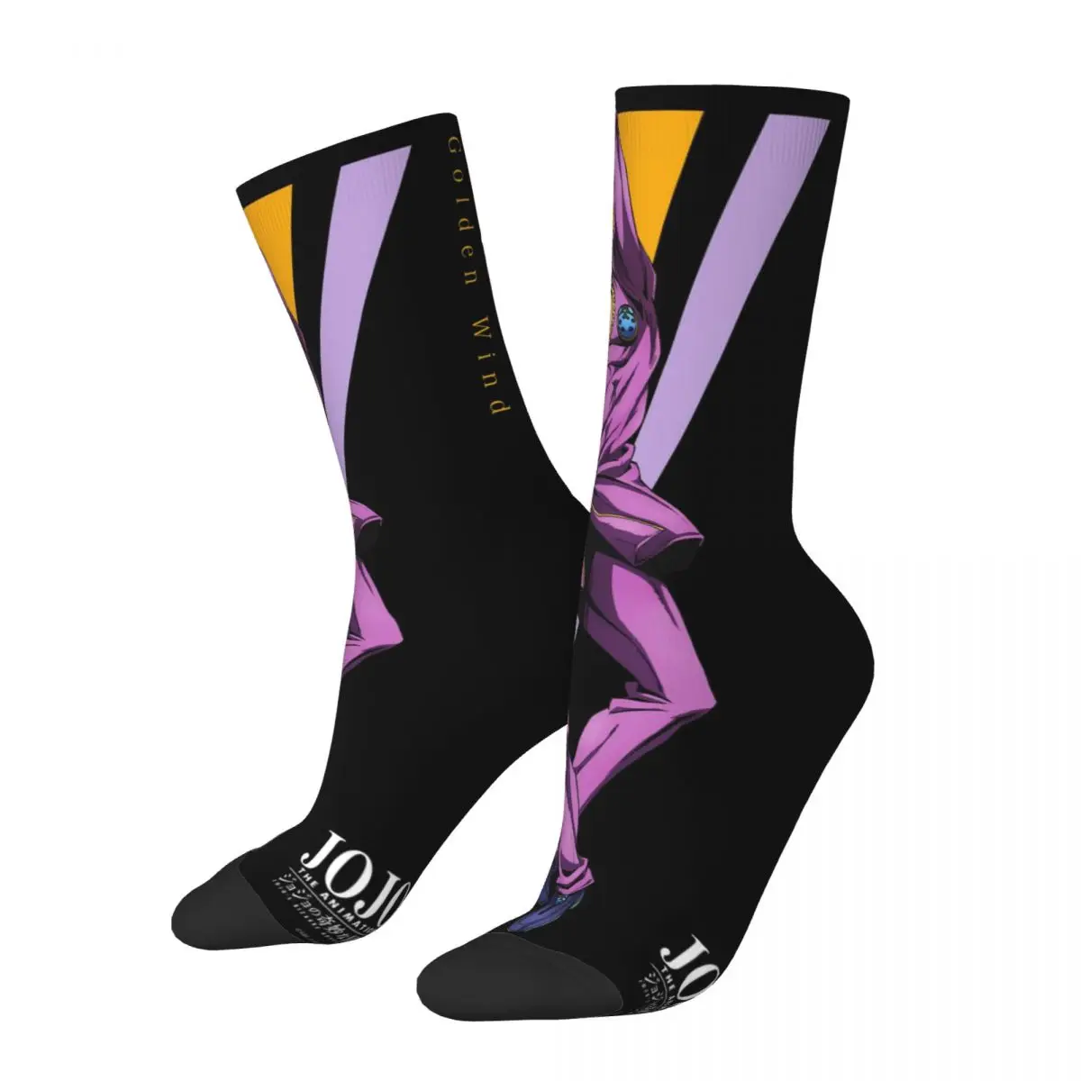 Jojo Bizarre Adventure Unisex Socks,Running 3D Print Happy Socks Street Style Crazy Sock