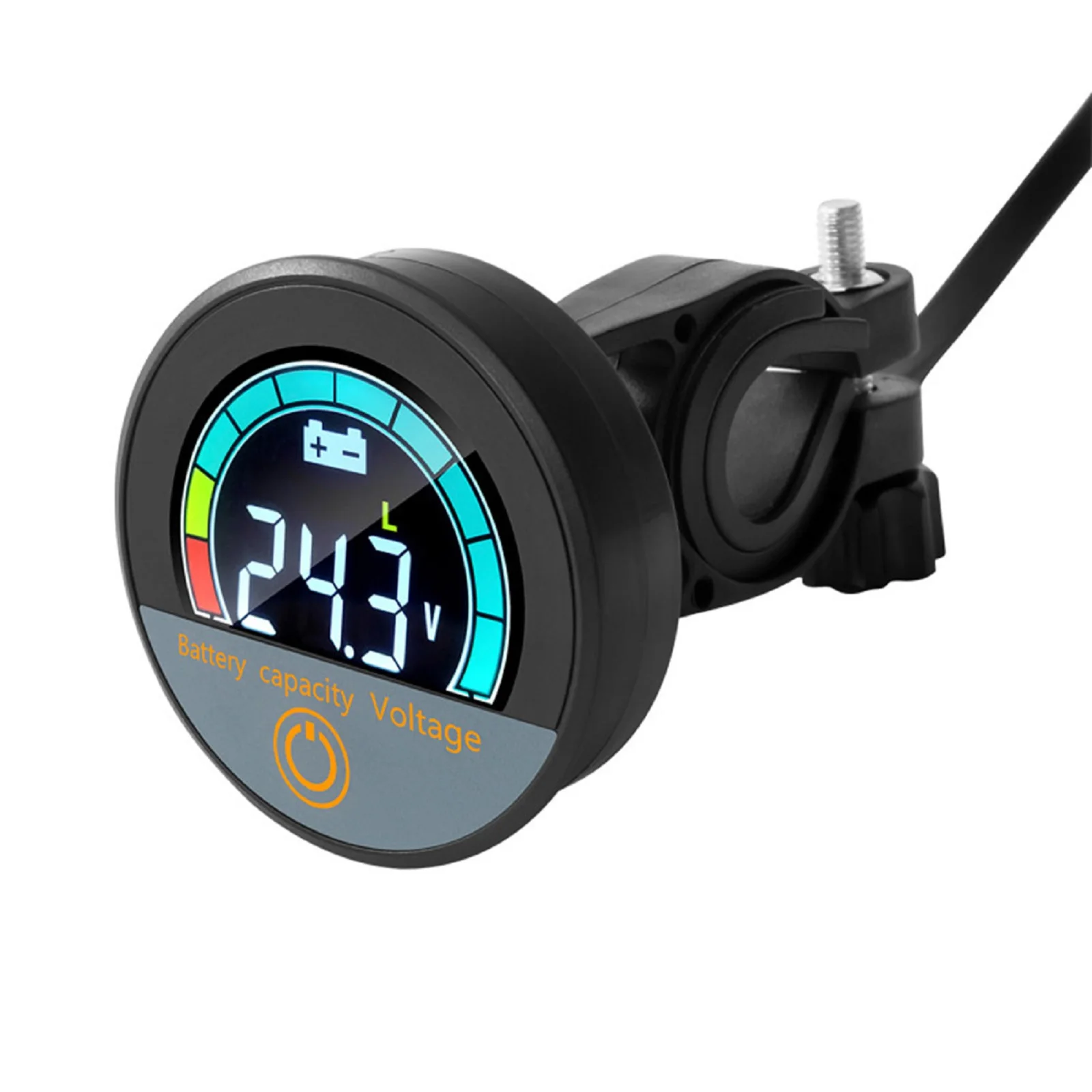 Battery Capacity Voltage Meter DC8 100V with LCD Display and Low Voltage Indicator for Multiple Battery for configurations